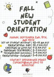 Fall 2022 New Student Orientation - Northwest Indian College